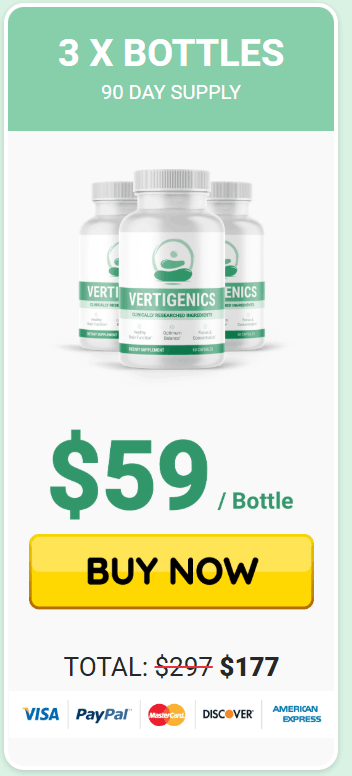 Vertigenics  3 bottle
